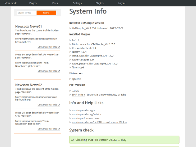 System Information